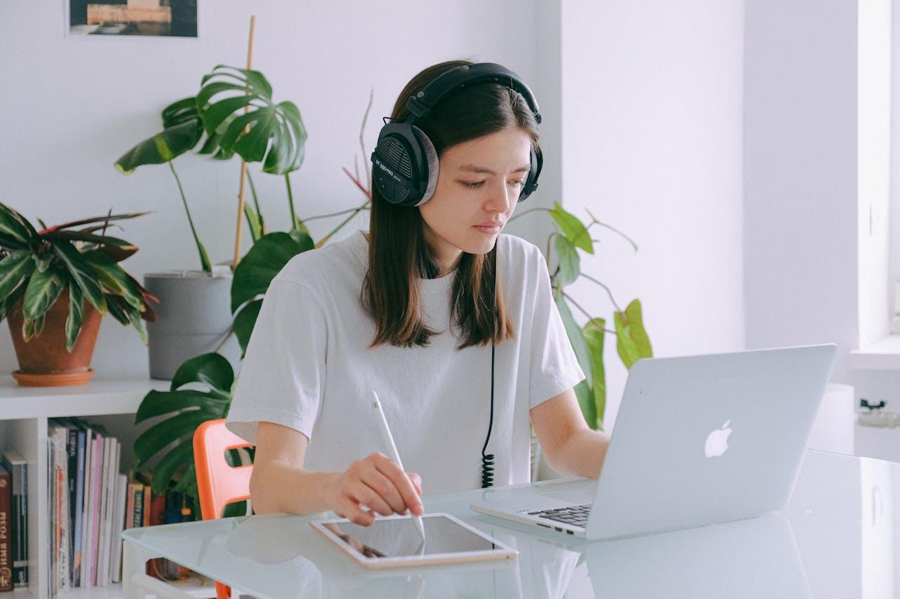 Convert lessons, notes, and study materials into audio & video
